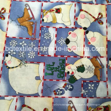 Competitive Price X′mas Holiday Decoration Fabric 100%Cotton